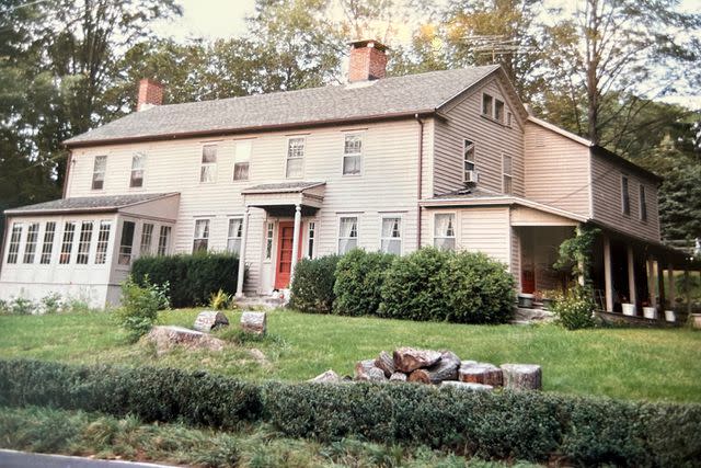 The home where Clare Beams grew up in Newtown, Conn.