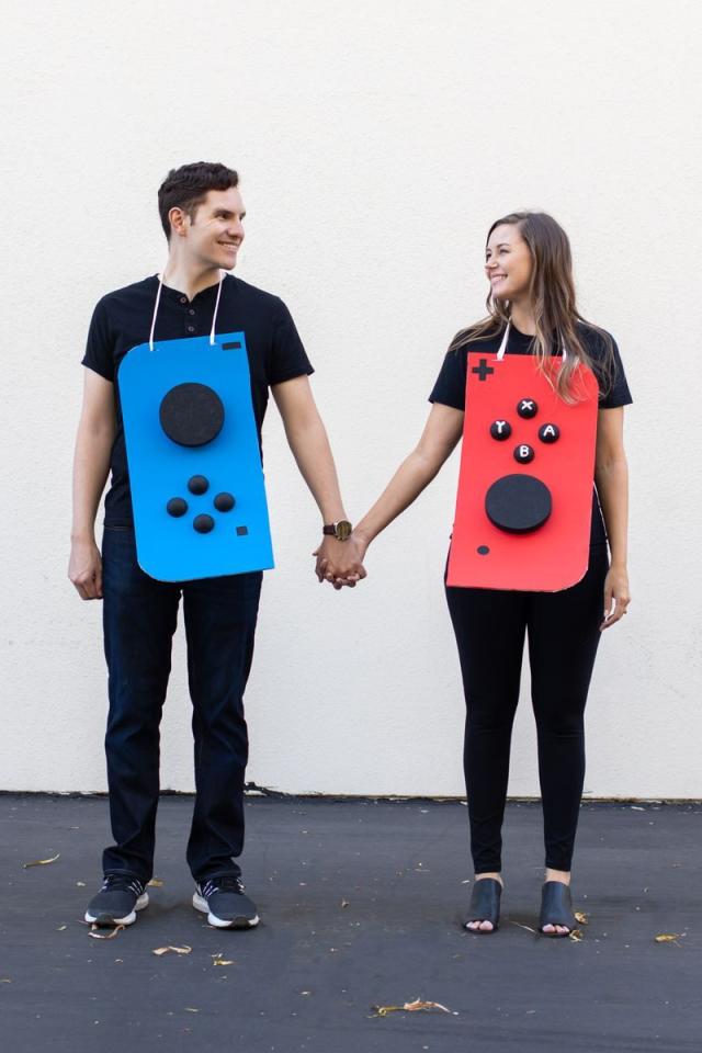 creative homemade couples costumes