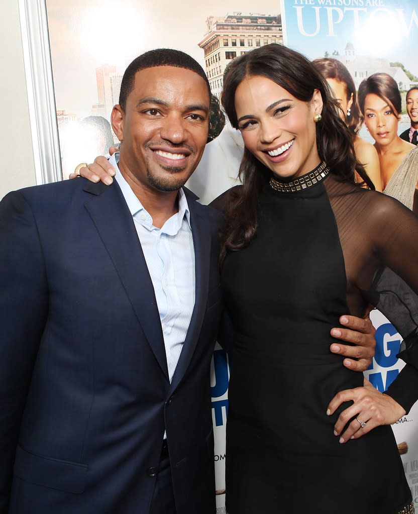 Jumping the Broom LA Premiere 2011 Laz Alonso Paula Patton