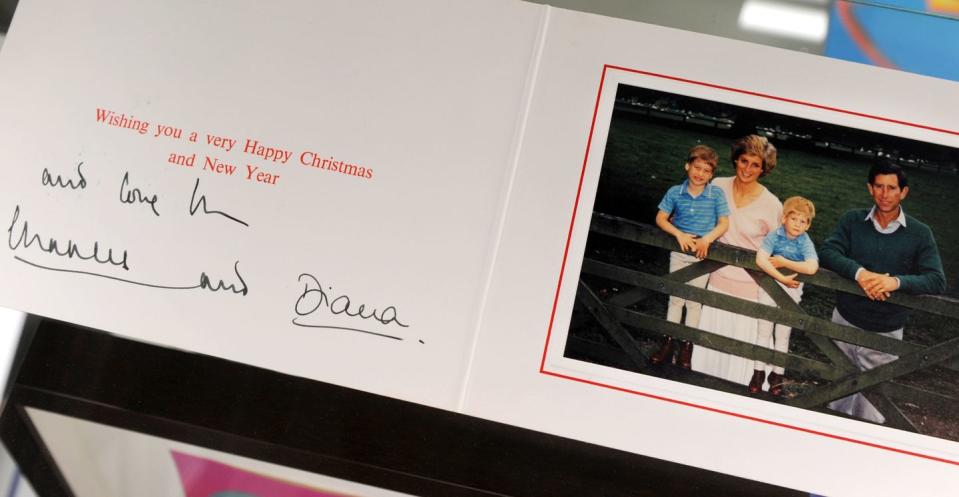 20) Prince Charles and Princess Diana's Christmas card, 1988