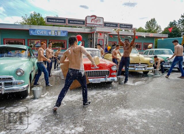 Looks like there's plenty of suds and studs coming to a future episode of 'Riverdale'!