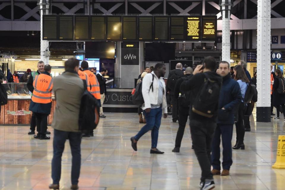 Rail passengers were warned to expect more disruption today (Jeremy Selwyn)