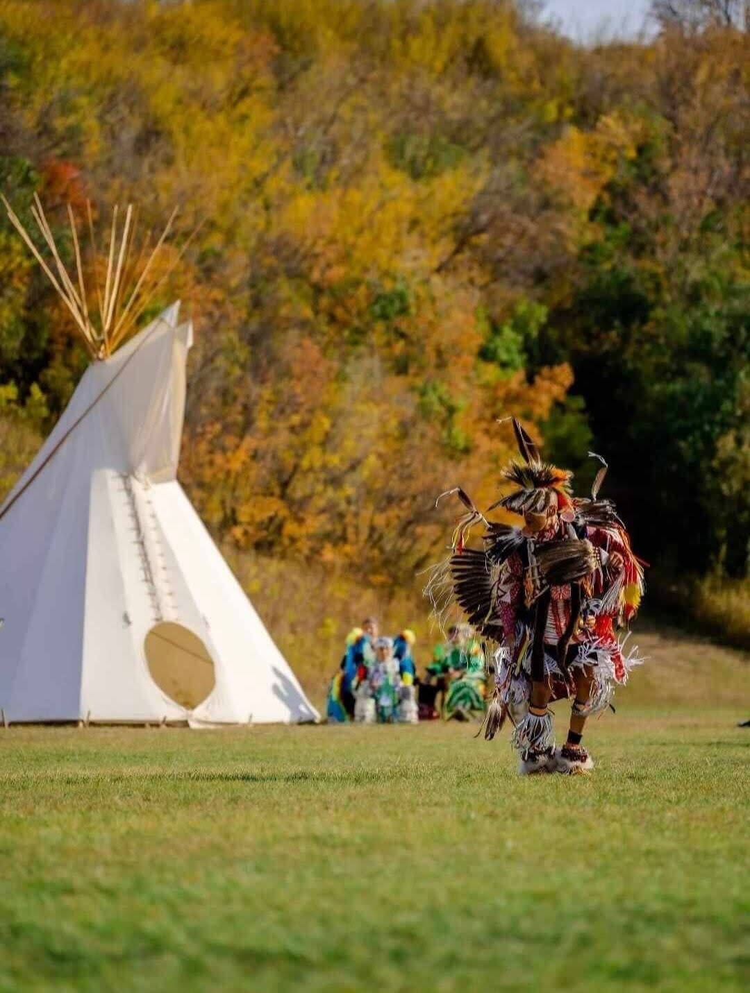 Ivan Isaac from Ochapowace First Nation says he's healing through culture and dancing powwow.  This year, he'll be initiated into the powwow circle in his home nation of Ochapowace First Nation, in southeastern Saskatchewan. (Submitted by Ivan Isaac - image credit)