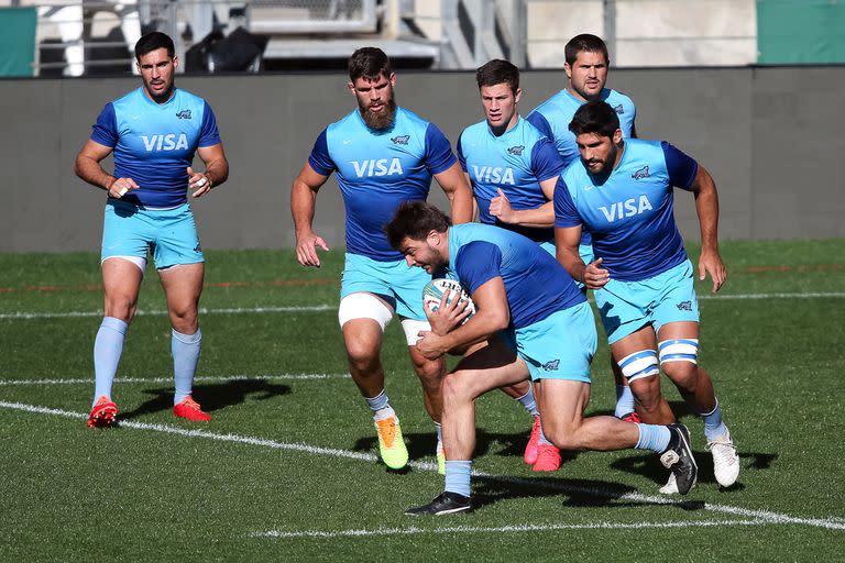 Rugby Championship 2021: entrenamiento de los Pumas. 