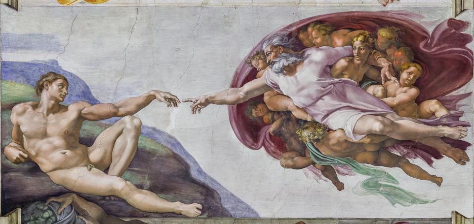 The Creation of Adam by Michelangelo - detail© Musei Vaticani