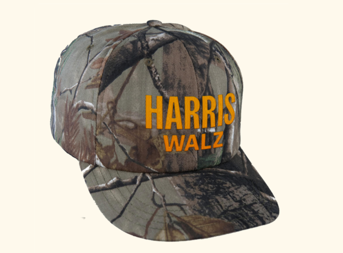 HarrisWalz camouflage ‘midwest princess’ hat reaches nearly 1m in