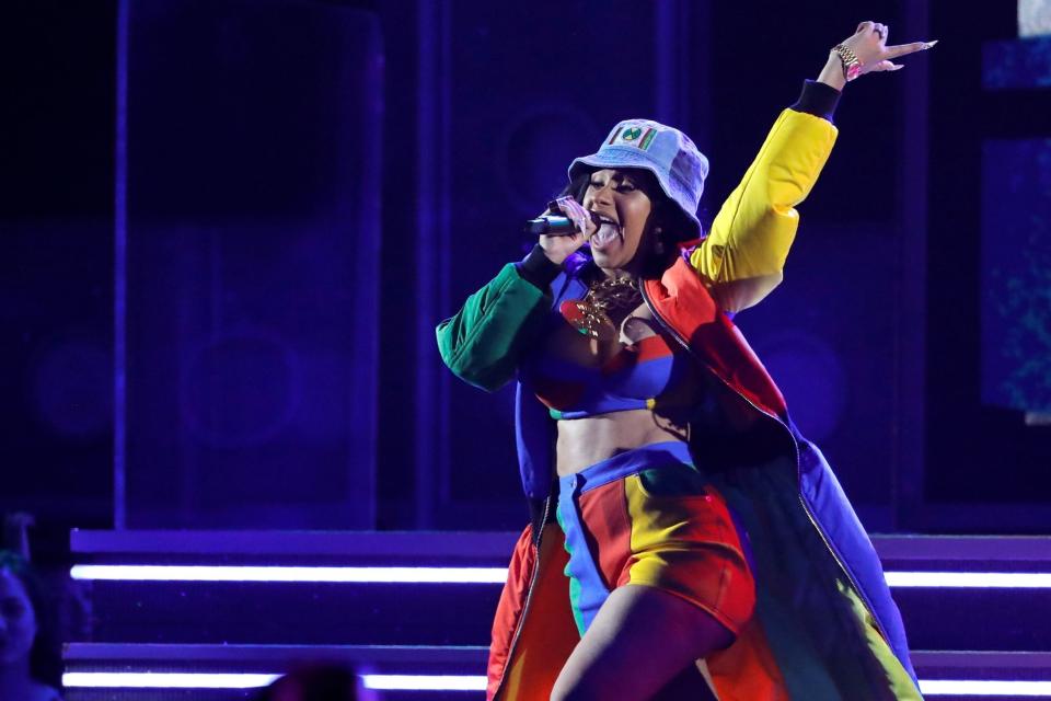 Cardi B has received 10 nominations including video, song and artist of the year: REUTERS