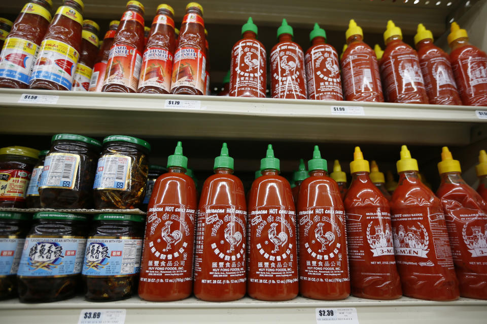 Only four of the top 10 hot sauce brands in the U.S. are owned by people of color. Sriracha hot chili sauce, made by Huy Fong Foods, is one of them.  (Photo: Lucy Nicholson / reuters)