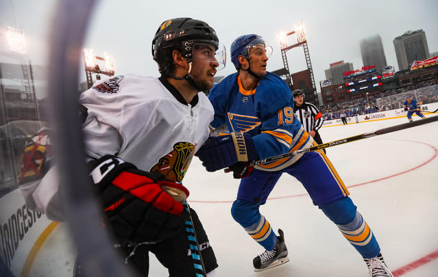 Blues, Blackhawks unveil throwback jerseys for 2017 NHL Winter