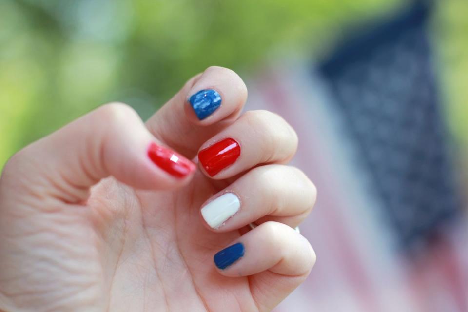 patriotic manicure 4th of july activities