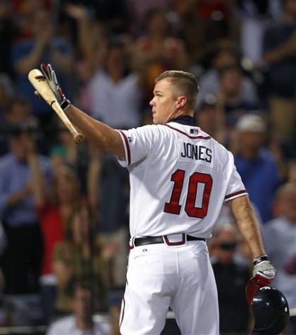 MLB Power Rankings: Chipper Jones and the 10 Greatest Braves of