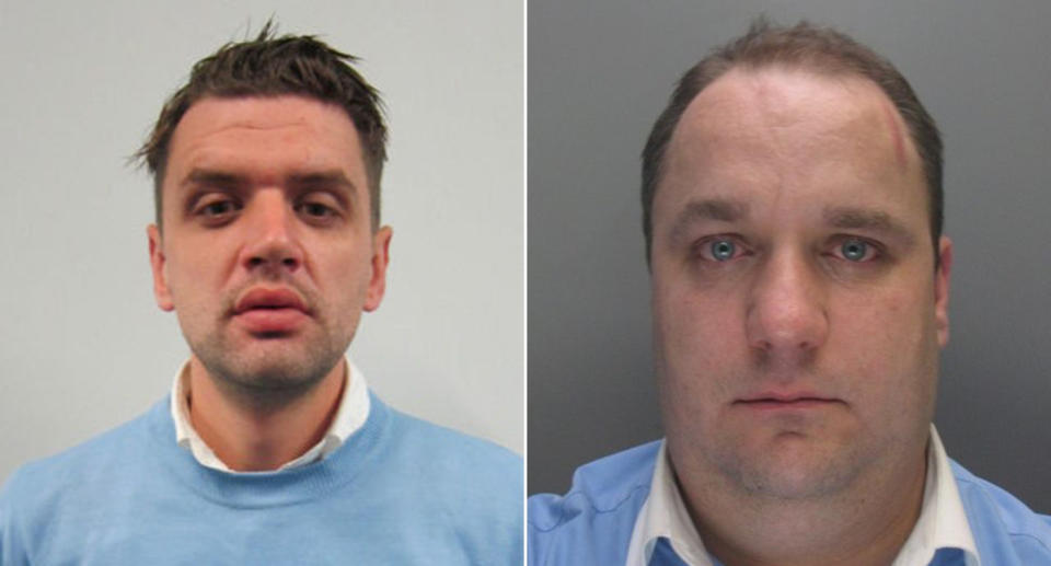 Paul Muldoon (left) and Stephen Todd were also jailed for their part in the fraud. (PA)