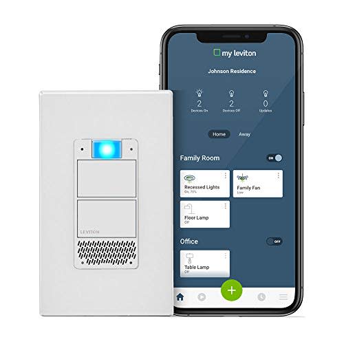 Leviton Decora Smart Voice Dimmer Switch with Amazon Alexa Built-in, Wi-Fi 1st Gen, Neutral Wir…