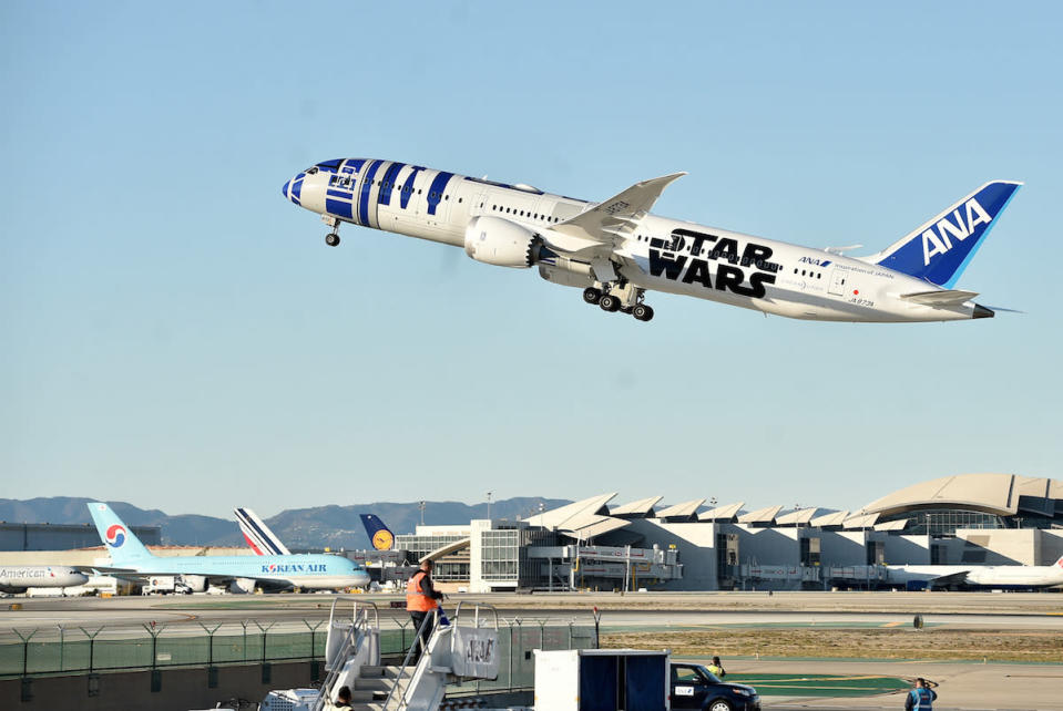 Chartered Flight, LAX Airport