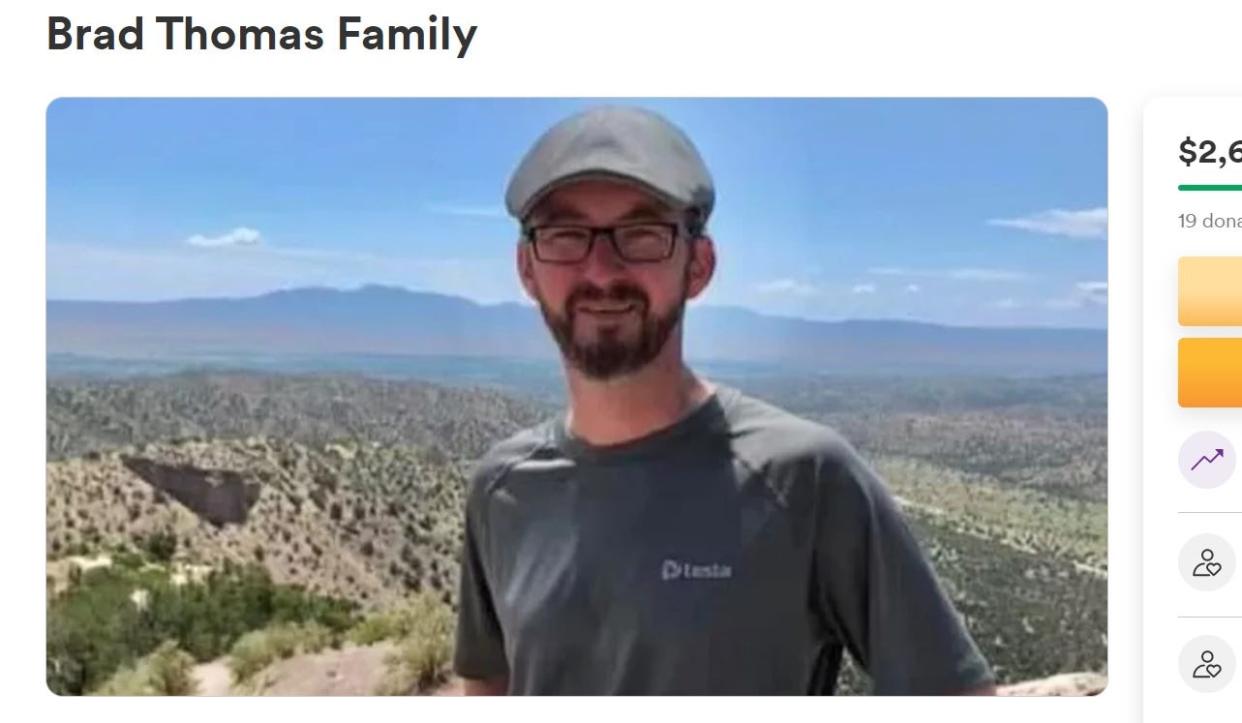 A fundraiser is ongoing to help the family of Brad Thomas, who died May 7 while hiking in the Ponca Wilderness.