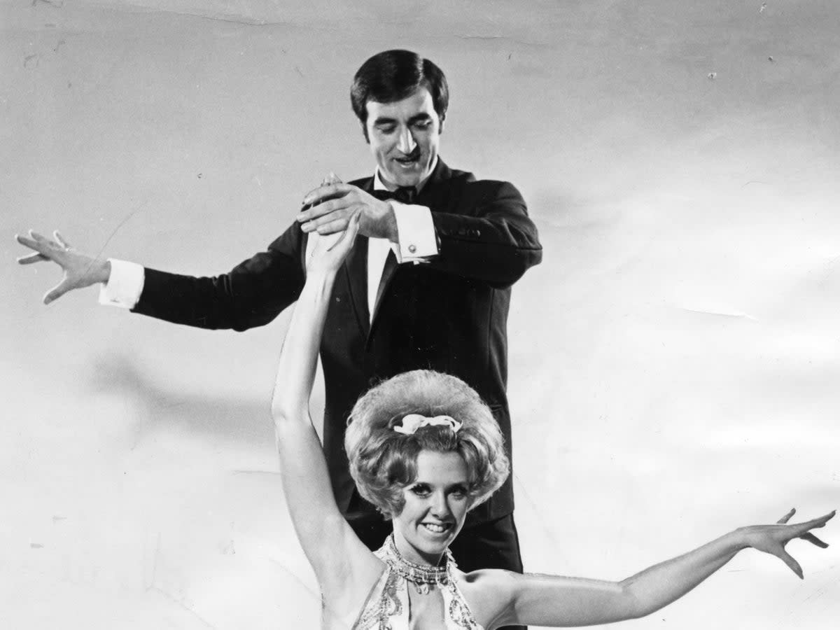 A young Len Goodman with his former dance partner, ex-wife Cherry Kingston (ANL/Shutterstock)
