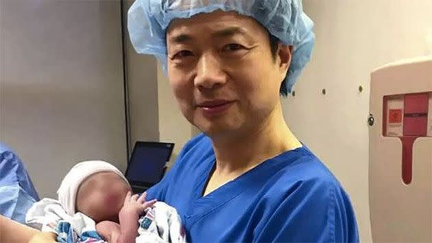 The woman and her husband sought the help of John Zhang, a doctor from the New Hope Fertility Center in New York City. Source: New Hope Fertility Center.