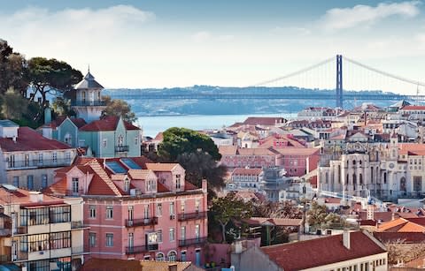 Lisbon cityscape - Credit: Getty