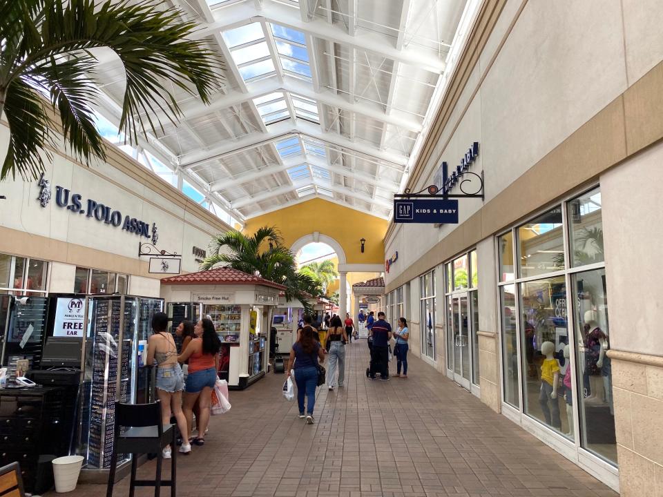 A view of the Orlando Premium Outlets in Florida.