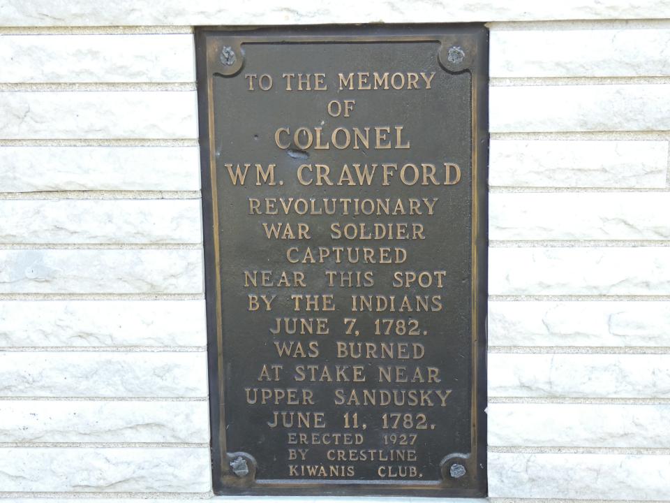 Restoration of a Leesville monument marking where county namesake Col. William Crawford was captured was the first project tackled by the new Crawford County Historical Alliance.