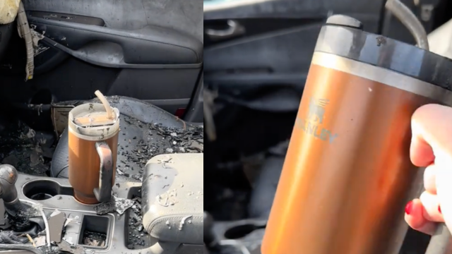 Stanley Brand Replaces Car Of Viral Woman Whose Cup Survived Car Fire  Without The Ice Melting