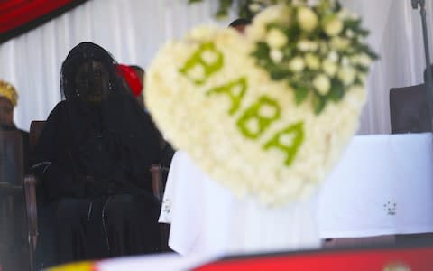 Grace Mugabe had claimed that her late husband did not want to be interred at Heroes Acre, the burial ground and national monument which also holds the grave of his first wife, Sally - Credit: Tsvangirayi Mukwazhi/AP