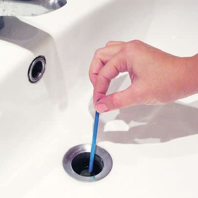 Finally, use these drop-in drain sticks to stop any gunk or hair from building up