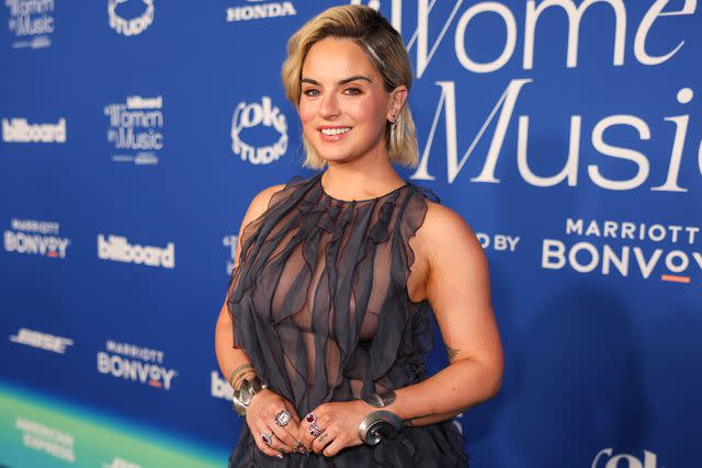 <p>Christopher Polk/Billboard via Getty</p> JoJo attends the 2024 Billboard Women in Music at YouTube Theater on March 6, 2024 in Inglewood