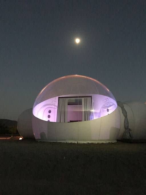 1) A Bubble Suite in Mexico