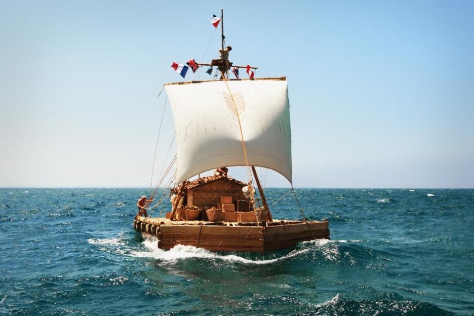 This film image released by The Weinstein Company shows a scene from "Kon Tiki." (AP Photo/The Weinstein Company)