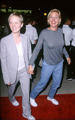 Anne Heche and Ellen DeGeneres at the LA premiere for Eyes Wide Shut Photo by Jeff Vespa/Wireimage.com