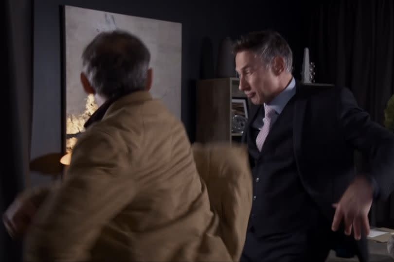 Kevin Webster lashed out at Stefan in a dramatic showdown