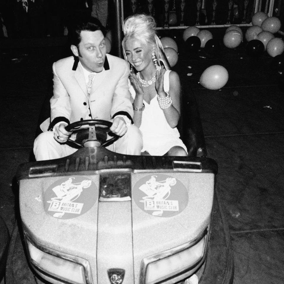 Wendy James with comedian Vic Reeves in 1982 - getty