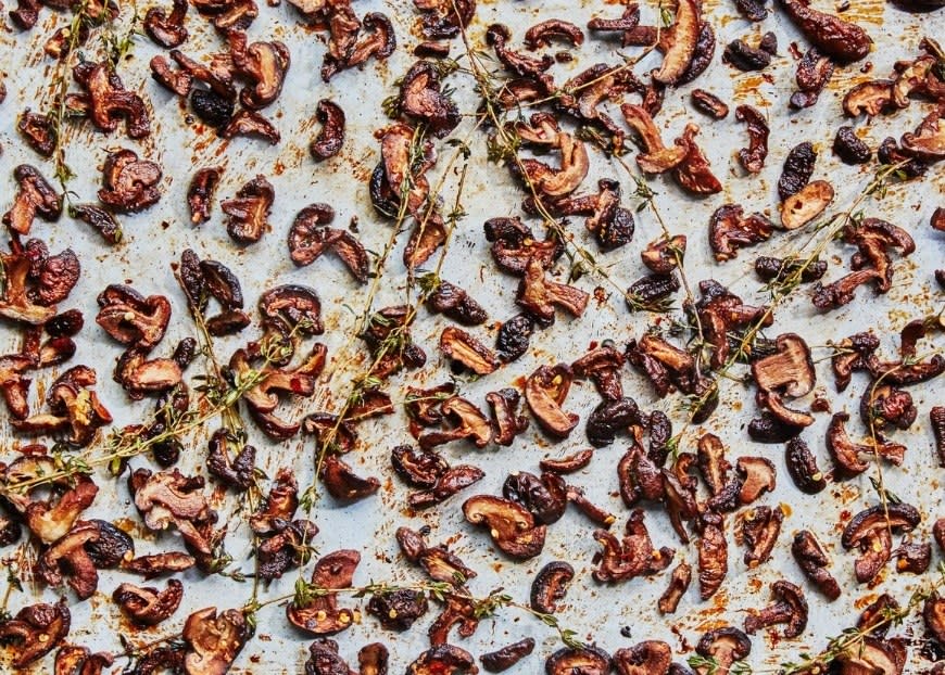 Mushroom Bacon Bits from Bon Appétit