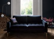 <p>Somewhat surprisingly, black sofas were more sought-after than classic beige or cream. Bold and moody in expression, if a little tricky to pull off, black sofas work best when you fully embrace the theme – paired with dark wood floors, antiqued brass, and soft furnishings in romantic shades of grape or burgundy. </p><p>Pictured: <a href="https://www.heals.com/eton-2-seater-sofa.html?colour=black" rel="nofollow noopener" target="_blank" data-ylk="slk:Eton Sofa at Heal's;elm:context_link;itc:0;sec:content-canvas" class="link ">Eton Sofa at Heal's</a></p>