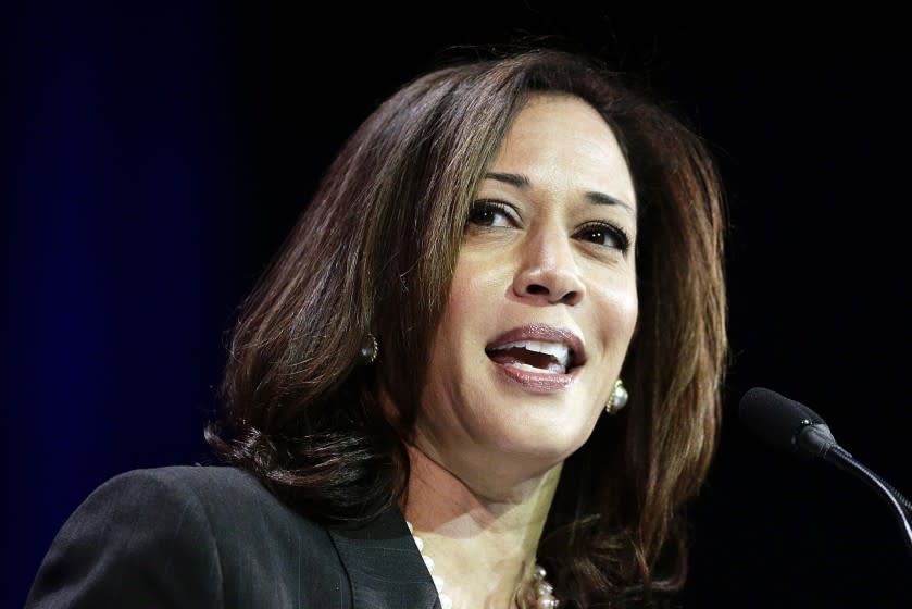 California Atty. Gen. Kamala Harris has dismissed the idea that her top challenger, Rep. Loretta Sanchez (D-Garden Grove), has an advantage in Southern California.