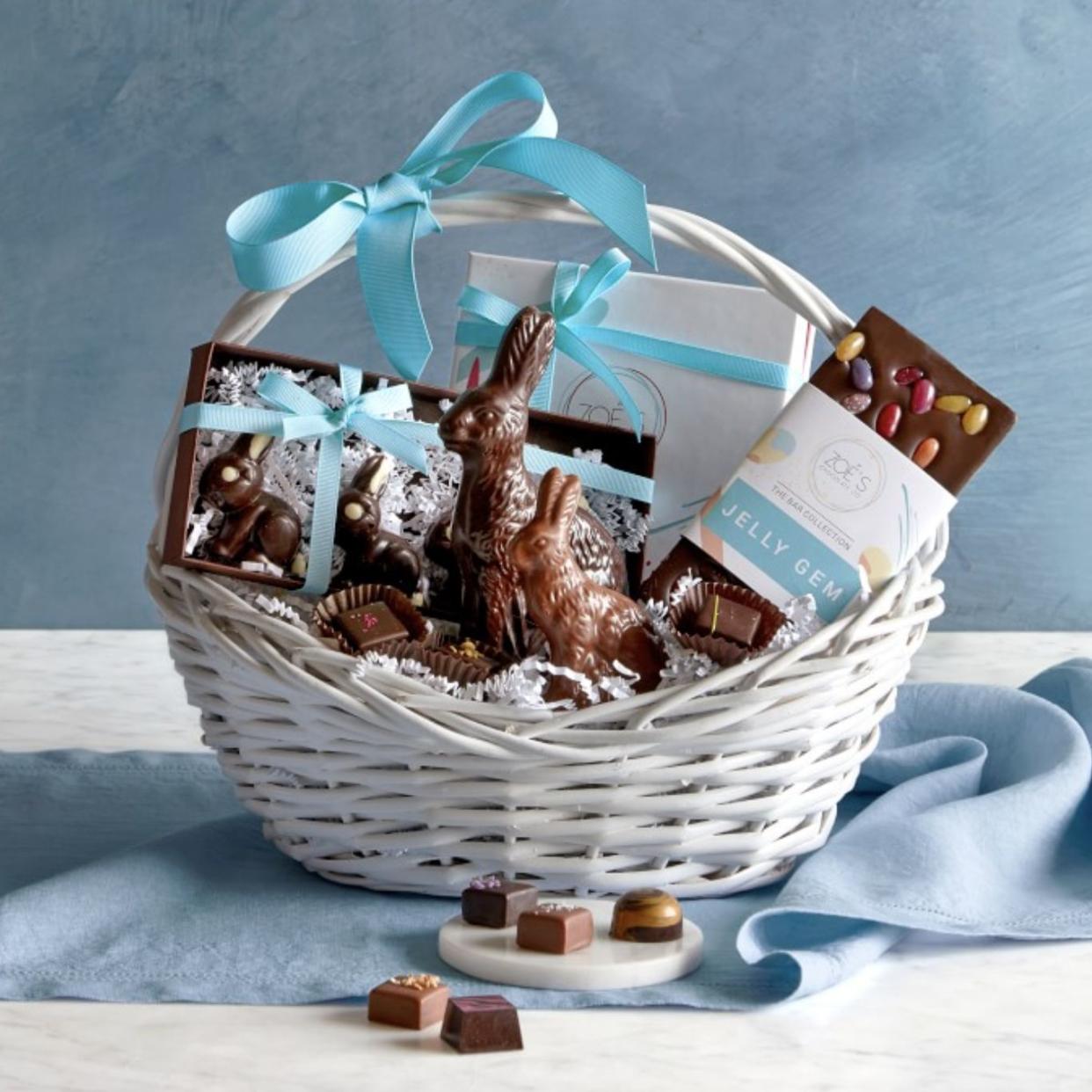 <p><a href="https://go.redirectingat.com?id=74968X1596630&url=https%3A%2F%2Fwww.williams-sonoma.com%2Fproducts%2Feaster-confection-gift-basket&sref=https%3A%2F%2Fwww.thepioneerwoman.com%2Fholidays-celebrations%2Fg38831000%2Fbest-pre-made-easter-baskets%2F" rel="nofollow noopener" target="_blank" data-ylk="slk:Shop Now;elm:context_link;itc:0;sec:content-canvas" class="link rapid-noclick-resp">Shop Now</a></p><p>Zoe's Chocolates Easter Basket</p><p>williams-sonoma.com</p><p>$109.95</p><span class="copyright">Williams Sonoma</span>