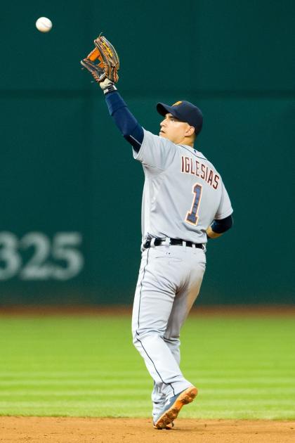 Jose Iglesias, not Alcides Escobar, was the players' vote for AL shortstop. (Getty Images)