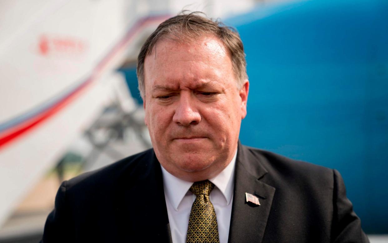 North Korea said the talks with Mr Pompeo were