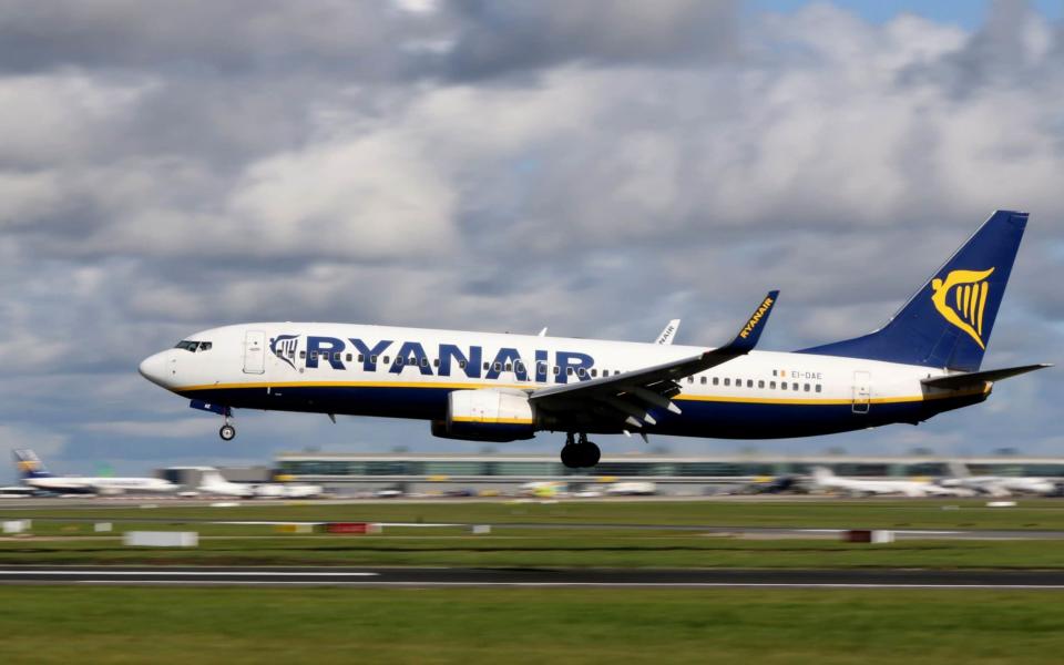 Pilots directly employed by Ryanair at its Dublin base have voted in favour of strike action - AFP