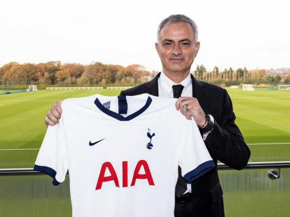 Mourinho is back in football (Tottenham Hotspur FC via Getty Images)