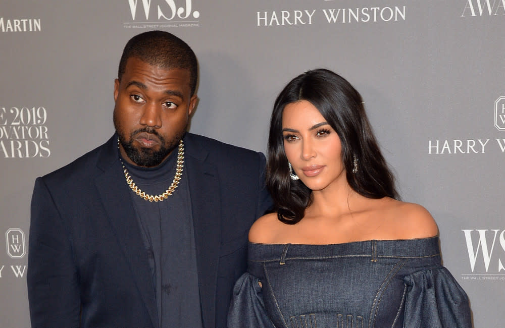 Kanye West has been critical of Kim Kardashian's image credit:Bang Showbiz