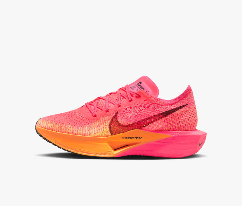 <p>Courtesy Image</p><p>Whether your girlfriend is running her first or fourth marathon, she can always used a new pair of race-day shoes and <a href="https://clicks.trx-hub.com/xid/arena_0b263_mensjournal?q=https%3A%2F%2Fwww.anrdoezrs.net%2Fclick-100769973-13067763%3Fsid%3DMj-gifts-for-her-kgilbert-1023%26url%3Dhttps%3A%2F%2Fwww.nike.com%2Ft%2Fvaporfly-3-womens-road-racing-shoes-KcmWJb%2FDV4130-600&event_type=click&p=https%3A%2F%2Fwww.mensjournal.com%2Fgear%2Fgifts-for-her%3Fpartner%3Dyahoo&author=Brittany%20Smith&item_id=ci02ccb0ac0000268f&page_type=Article%20Page&partner=yahoo&section=Gear&site_id=cs02b334a3f0002583" rel="nofollow noopener" target="_blank" data-ylk="slk:Nike Vaporfly 3;elm:context_link;itc:0;sec:content-canvas" class="link ">Nike Vaporfly 3</a> is what the best of the best wear. It's been a go-to in my rolodex, because the carbon fiber flyplate runs through the entire length of the shoe to give that rocket-powdered sensation with each stride. Nike's beloved ZoomX foam is also incorporated through the full length of the shoe for a more responsive boost of cushioning and energy return. If she's worn past iterations, she'll appreciate what's happening underfoot. A new Waffle outsole pattern has perforations that reduce weight and provide better traction on asphalt and varied surfaces should there be rain. The outsole is also made of a thinner rubber. It doesn't reduce durability; instead, it makes the shoe lighter and gives extra space for the ZoomX foam. This is like giving the gift of a personal best.</p>