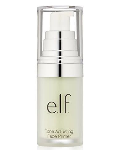 8) e.l.f. Tone Correcting Green Face Primer