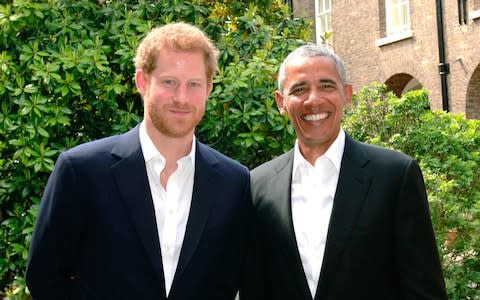 Close friends. The pair following their meeting at Kensington Palace  - Credit: Kensington Palace via Getty Images