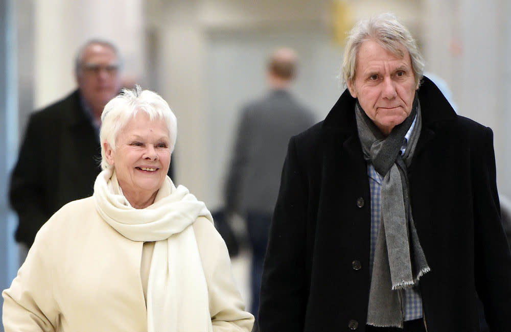 Judi Dench and David Mills have been together since 2010 credit:Bang Showbiz