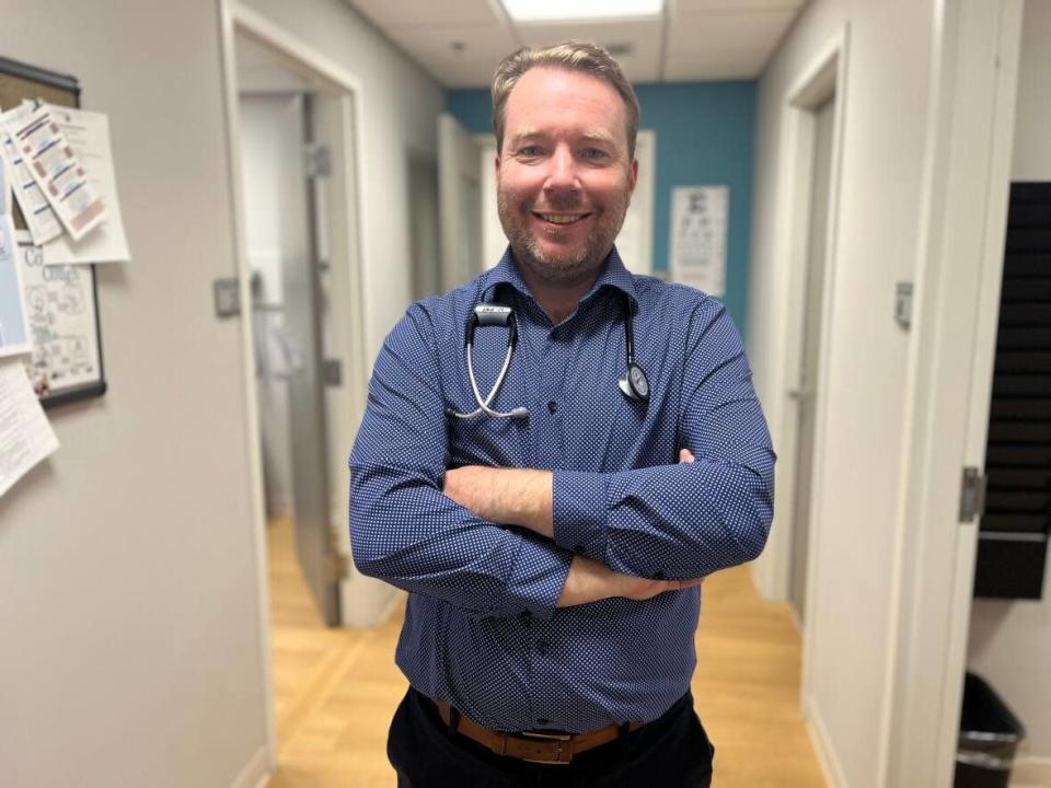 'When you’re away you’d be worried about the paperwork building up behind you or what might await you on your return,' says Dr. Padraig Casey.    (Wayne Thibodeau/CBC - image credit)