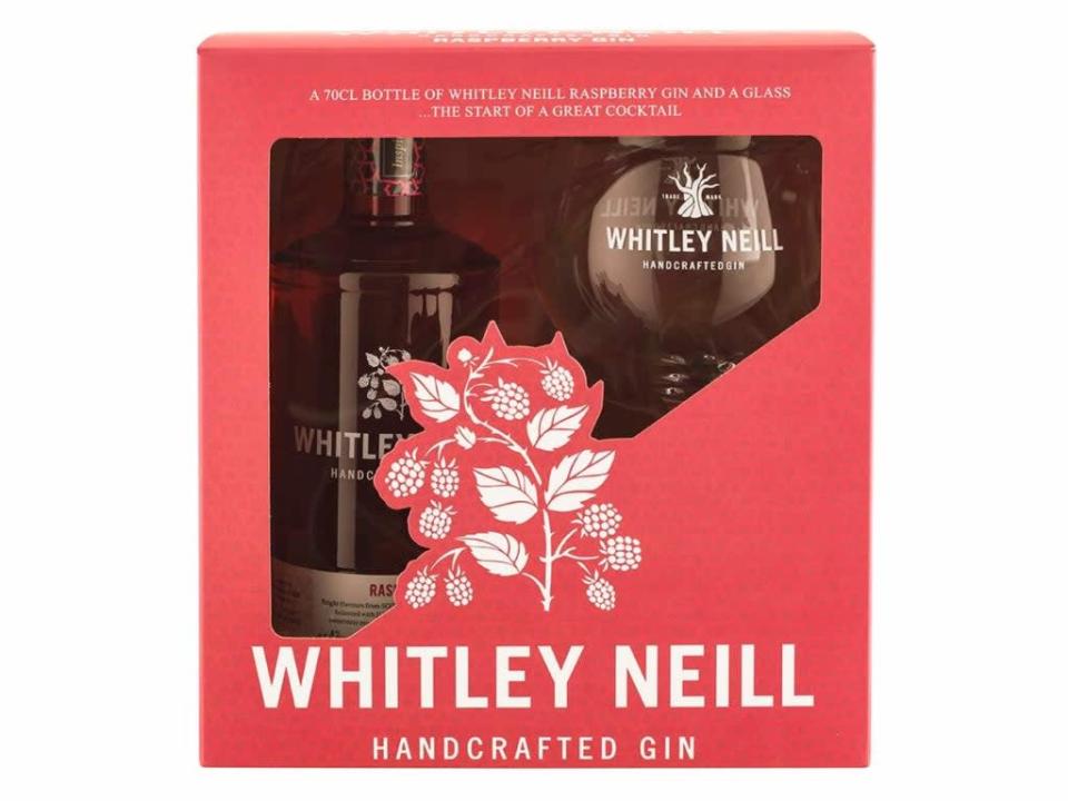 Whitley Neill handcrafted raspberry gin and glass gift pack: Was £33.50, now £20, Amazon.co.uk&nbsp; (Amazon)