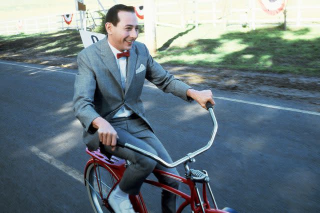 Warner Bros/Kobal/Shutterstock Paul Reubens in 'Pee Wee's Big Adventure' (1985).