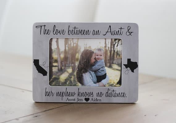 40) Personalized Picture Frame